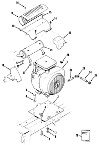 Engines Diagram and Parts List for 41-20OE02 1000001 - 1999999 Toro Lawn Tractor
