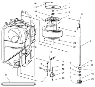 Part Location Diagram of 98-3636 Toro Spring