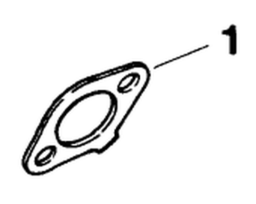 Exhaust-Engine Model No. Mv16s-Type 56519 Diagram and Parts List for 30180 390001 - 399999 Toro Lawn Tractor Accessories