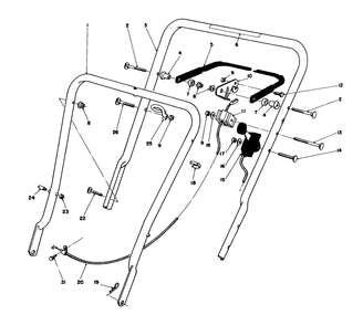 Bagging Kit No. 47-6510 (Optional) Diagram and Parts List for 16575C 8000001 - 8999999 Toro Lawn Mower