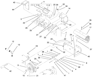 Part Location Diagram of E633771 Toro DISCONTINUED