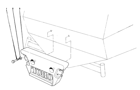Cutting Unit Model No. 30768 (Continued) Rear Weight (Optional) Diagram and Parts List for 30754 7000001 - 7999999 Toro Lawn Tractor