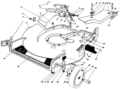 Part Location Diagram of 12-2709 Toro DISCONTINUED