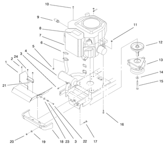 Part Location Diagram of 94-6950-03 Toro DISCONTINUED