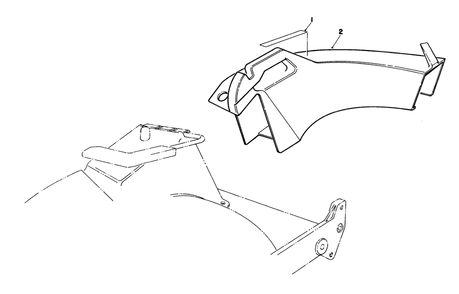Side Discharge Chute Model No. 59168 (Optional) Diagram and Parts List for 20532 9000001 - 9999999 Toro Lawn Mower