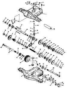 Peerless Transmission Model No. 930-020 (212-5) Diagram and Parts List for R2-12O501 1000001 - 1999999 Toro Lawn Tractor
