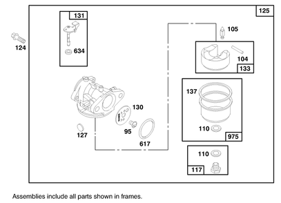 Engine Briggs & Stratton Model 12h802-1758-A1 Diagram and Parts List for 20478 7900001 - 7999999 Toro Lawn Mower