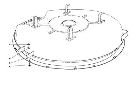 Wet Grass Bagging Kit No. 38-5730 (Optional) Diagram and Parts List for 57300 4000001 - 4999999 Toro Lawn Tractor
