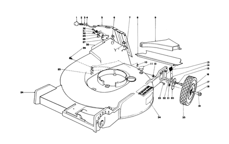 Housing Assembly Diagram and Parts List for 20730 8000001 - 8999999 Toro Lawn Mower