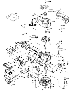Engine Tecumseh Model No. Tvs100-44012b Diagram and Parts List for 16575 8012679 - 8999999 Toro Lawn Mower