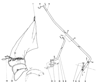 Part Location Diagram of 81066 Toro Bag Assembly
