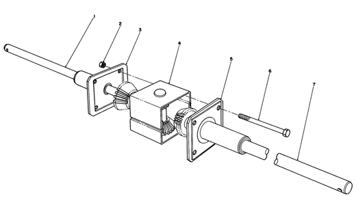 Differential Assembly Diagram and Parts List for 56133 1000001 - 1999999 Toro Lawn Tractor