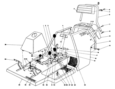 Part Location Diagram of 24-1240 Toro Conduit Clamp