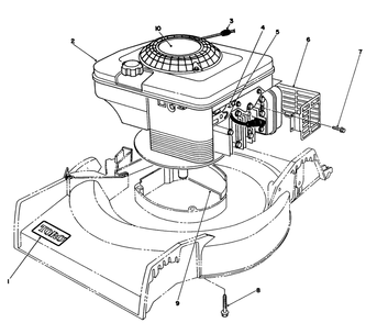 Engine Assembly Diagram and Parts List for 16403 1000001 - 1999999 Toro Lawn Mower