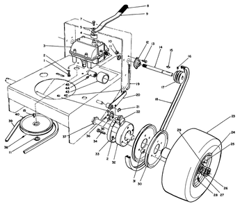 Axle Assembly Diagram and Parts List for 30170 1000001 - 1999999 Toro Lawn Tractor Accessories