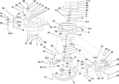 Part Location Diagram of 110-3893 Toro Idler Arm Asm
