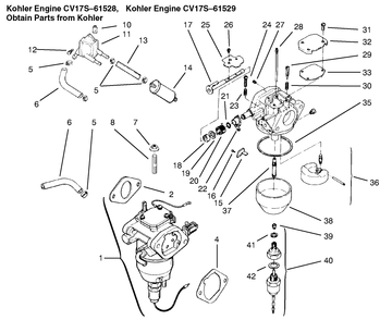 Fuel System Diagram and Parts List for 72086 9900001 - 9999999 Toro Lawn Tractor