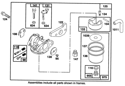 Engine Gts 150 Diagram and Parts List for 26630BC 5900001 - 5999999 Toro Lawn Mower