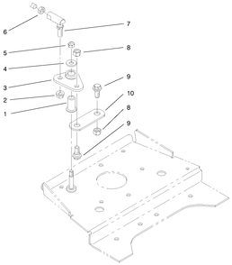 Smart Turn Front Assembly Diagram and Parts List for 73545 8900001 - 8999999 Toro Lawn Tractor