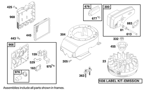 Engine Briggs & Stratton Model 12h802-1767-E1 Diagram and Parts List for 20020 9900001 - 9999999 Toro Lawn Mower