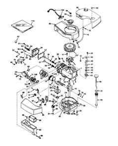 Engine Tecumseh Model No. Tnt 100-10046 Diagram and Parts List for 20673 6000001 - 6999999 Toro Lawn Mower