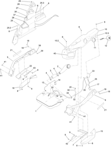 Fuel Assembly Diagram and Parts List for 76411 400000000 - 415399999 Toro Lawn Tractor