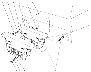 Rear Weight Kit No. 24-5780 (Optional) Diagram and Parts List for 30798 9000001 - 9999999 Toro Lawn Tractor