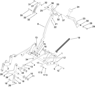 Part Location Diagram of 65-9940 Toro SPRING