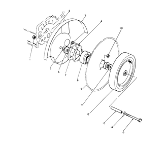 Edger Kit No. 59125 (Optional) Diagram and Parts List for 16771 4000001 - 4999999 Toro Lawn Mower