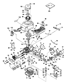 Tecumseh Engine Model No.V70-125183d Diagram and Parts List for 56125 2000001 - 2999999 Toro Lawn Tractor