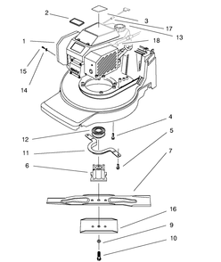 Housing Assembly Diagram and Parts List for 20821 7900001 - 7999999 Toro Lawn Mower