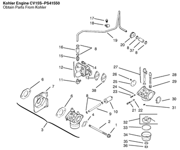 Fuel System Diagram and Parts List for 72047 9900001 - 9999999 Toro Lawn Tractor