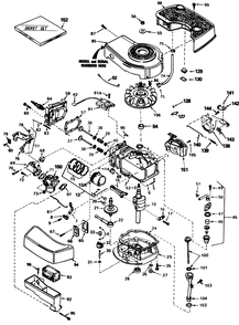 Engine Tecumseh Model Tnt100-10085e Diagram and Parts List for 20577 5000001 - 5999999 Toro Lawn Mower