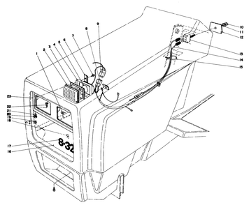 Headlight Kit No. 38-5760 Diagram and Parts List for 57385 0000001 - 0999999 Toro Lawn Tractor