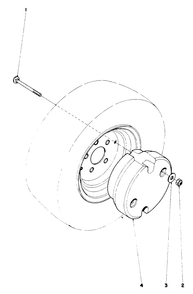 Wheel Weight Kit No. 30762 (Optional) Diagram and Parts List for 30760 90001 - 99999 Toro Lawn Tractor