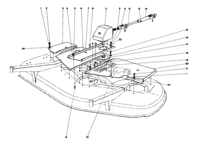 Deck Covers And Gear Box Diagram and Parts List for 30545 80000001 - 89999999 Toro Lawn Mower