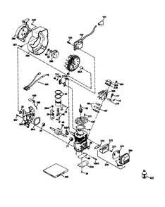 Engine Tecumseh Model No. Hsk600 Type 1681p (Model No. 38196 Only) Diagram and Parts List for 38195 2000001 - 2999999 Toro Snow Blower