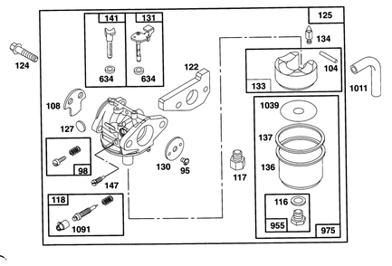 Engine Gts 150 Diagram and Parts List for 22145 5900001 - 5999999 Toro Lawn Mower