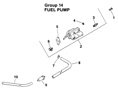 Fuel Pump-Engine Kohler Model No. Mv16s-Type Ps56519 Diagram and Parts List for 30180 490731 - 499999 Toro Lawn Tractor Accessories