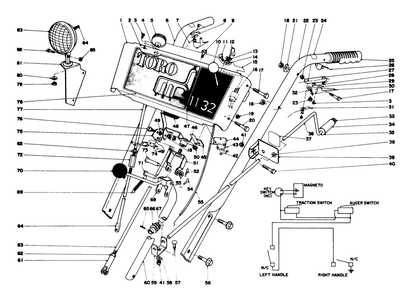 Part Location Diagram of 8-1569 Toro DISCONTINUED