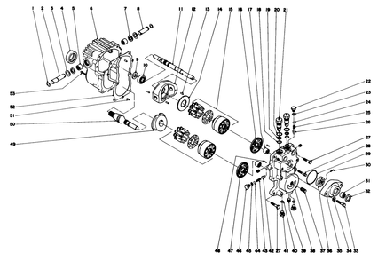 Transmission Assembly 27-3670 Diagram and Parts List for 30550 70000001 - 79999999 Toro Lawn Tractor