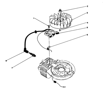 Ignition Assembly (Model No. 47pr4-6) Diagram and Parts List for 26640BC 5900001 - 5999999 Toro Lawn Mower