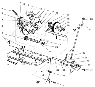 Traction Assembly (Continued) Diagram and Parts List for 38072 8900001 - 8999999 Toro Snow Blower