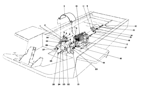 Transmission And Fan Assembly Diagram and Parts List for 30775 600001 - 699999 Toro Lawn Tractor