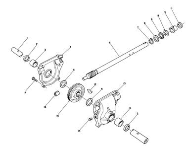 32" Auger Gearcase Assembly No. 66-8022 Diagram and Parts List for 38565 9000001 - 9999999 Toro Snow Blower