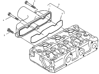 Inlet Manifold Assembly Diagram and Parts List for 22303TE 990001 - 999999 Toro Lawn Tractor Accessories
