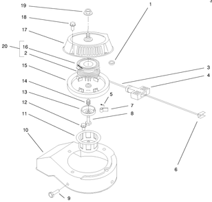 Engine Assembly (Model No. 38430) Diagram and Parts List for 38430 9900001 - 9999999 Toro Snow Blower