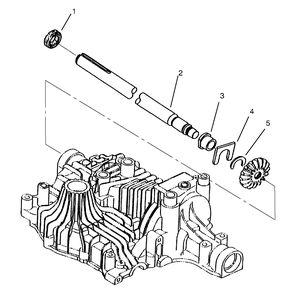 Axle Shaft Diagram and Parts List for 72064 8900600 - 8999999 Toro Lawn Tractor