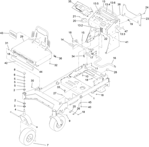 Part Location Diagram of 147-4765 Toro Decal-Panel Control, Briggs