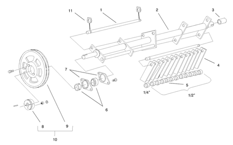 Part Location Diagram of T5005 Toro CAP